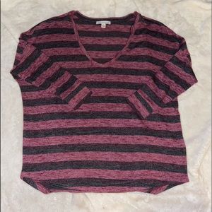 Flowey striped American Eagle quarter sleeve🏆